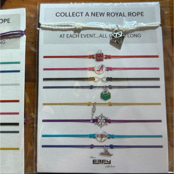 NWT in Original 10 Beautiful Bundle of EFFY Royal Caribbean Ropes Bracelets. - Picture 7 of 10
